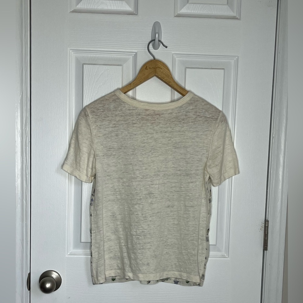 TORY BURCH silk printed t-shirt - Picture 3 of 7